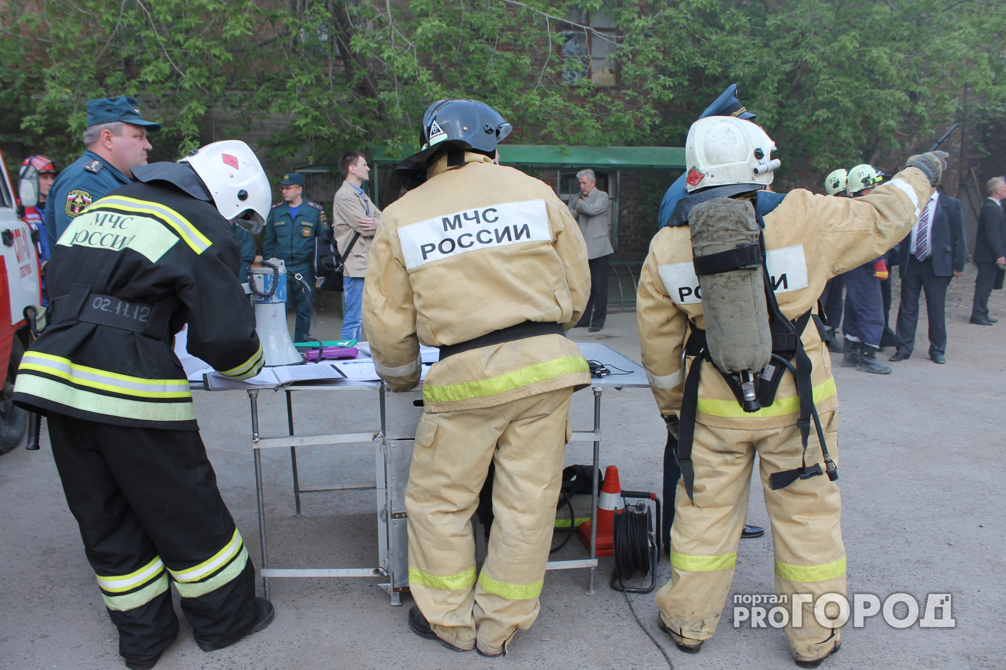 В Нижегородской области пожар уничтожил 14 единиц техники