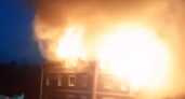 В Кстовском районе во время грозы загорелся дом